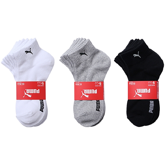 푸마 크레오라 단목 양말 5족 세트 PUE31021 (1개)_이미지