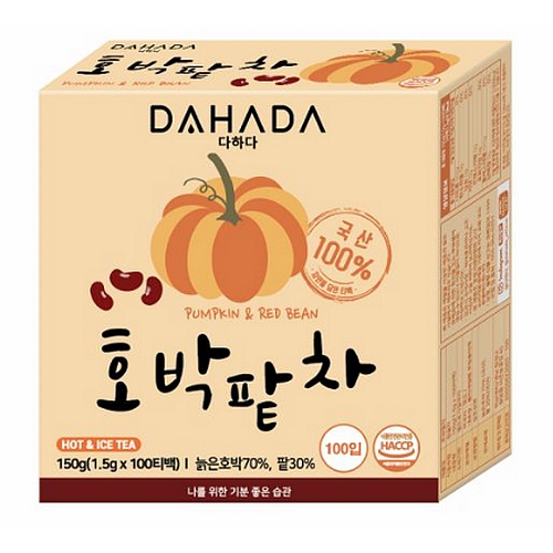 허브앤티 다하다 호박팥차 100티백 (10개)