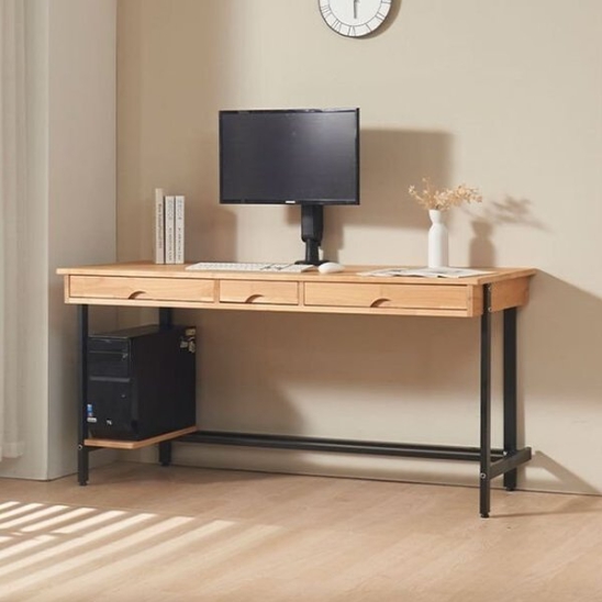 바이탈버브 이니스 엘다 원목 컴퓨터 책상