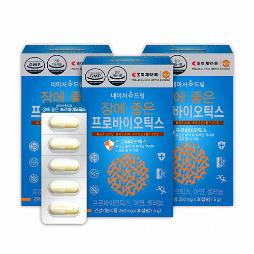 네이처드림 장에 좋은 프로바이오틱스 30캡슐 (3개)
