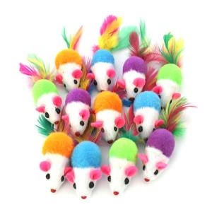 펫모닝 12마리 칼라 캣닢 마우스 PMC-203_이미지