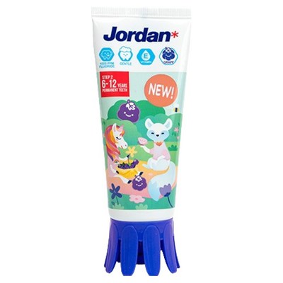 조르단 뉴스텝2 어린이 치약 포도향 90g (1개)_이미지