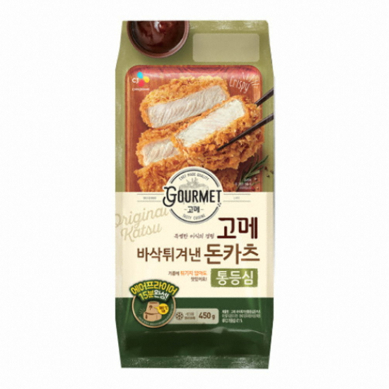 CJ제일제당 고메 바삭튀겨낸 돈카츠 통등심 450g (10개)_이미지