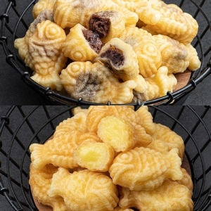 자연맛남 미니붕어빵 (통팥앙금1kg+카스타드크림1kg)