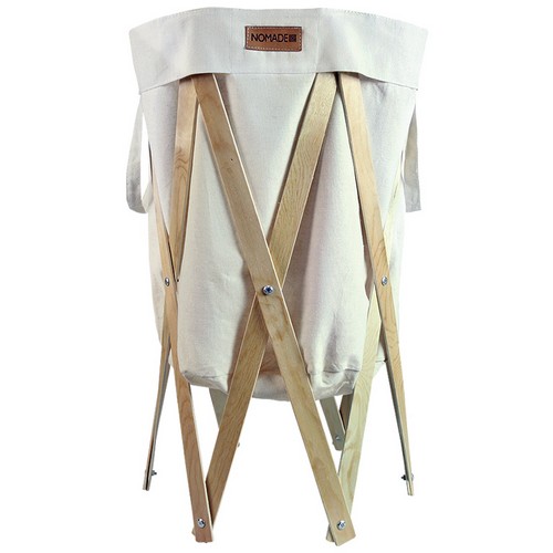 노마드 패브릭 우드 햄퍼 (캔버스)_이미지