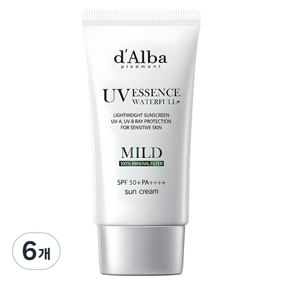 달바 워터풀 마일드 선크림 50ml (6개)
