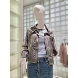 ZOOC Z00C 하이넥 홑겹 숏 점퍼 V253MSJ901_이미지