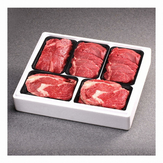 영주농협파머스마켓 영주한우 정성드림 실속 구이세트 1호 2.5kg (1개)_이미지