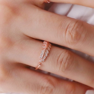 헤스티아 핸드메이드+쇼핑백/Fortuna/ Ciara 925 Silver Ring RR-60222