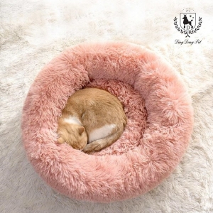 딩동펫 폭신 도넛 방석 그레이 (L)_이미지