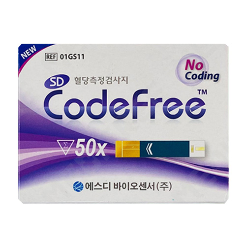 SD바이오센서 SD 코드프리 혈당시험지 (50매)_이미지