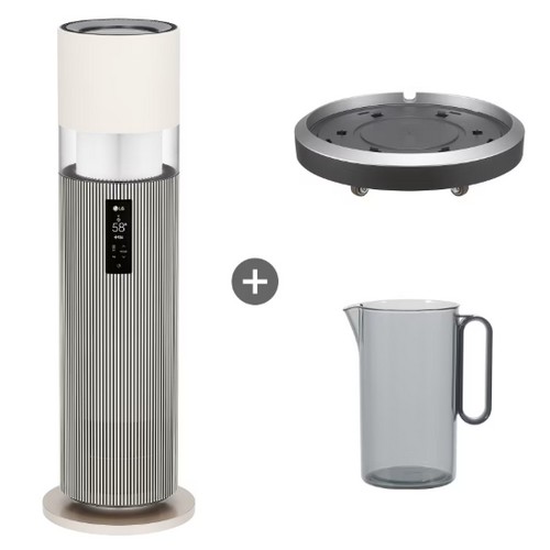 LG전자 오브제컬렉션 퓨리케어 하이드로타워 HY705RWUA (무빙휠, 급수비커 포함)_이미지