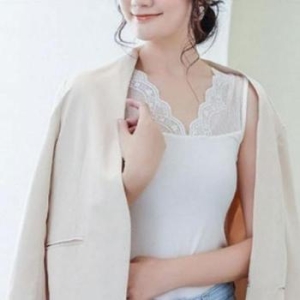 오노마 ONM 레이스 이너 나시 레이어드 민소매 슬리브리스 티셔 37327724