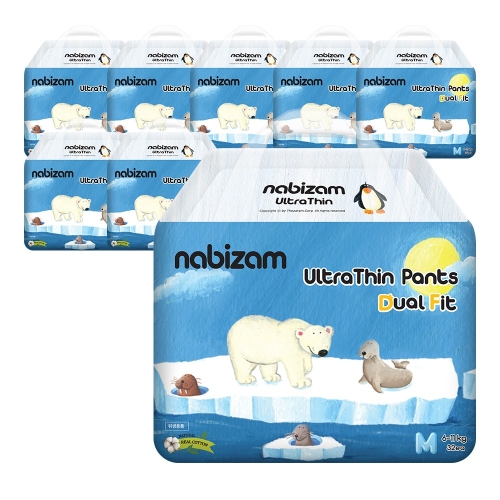 나비잠 울트라씬 듀얼핏 팬티형 중형-공용 (256매)_이미지