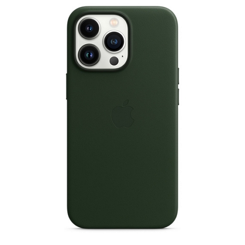 APPLE 아이폰13 프로 맥스 맥세이프 가죽 케이스 (정품)_이미지