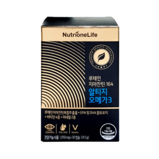 뉴트리원라이프 루테인 지아잔틴 164 알티지 오메가3 30캡슐 (3개)_이미지