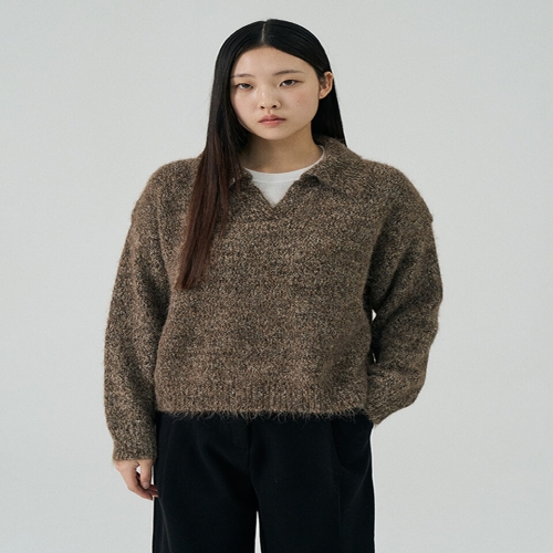 코인코즈 V넥 카라 니트_CD5WP666_이미지