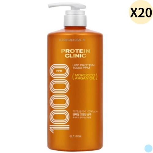 LG생활건강 엘라스틴 프로틴클리닉 단백질 고영양 샴푸 1000ml (20개)