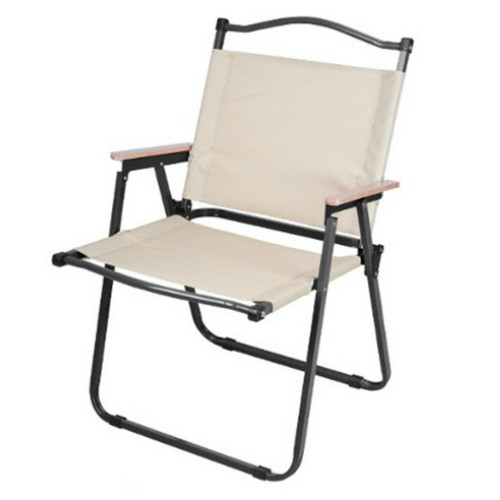 하이퍼플래닛 아웃도어 접이식 감성 캠핑 의자 (베이지블랙프레임)