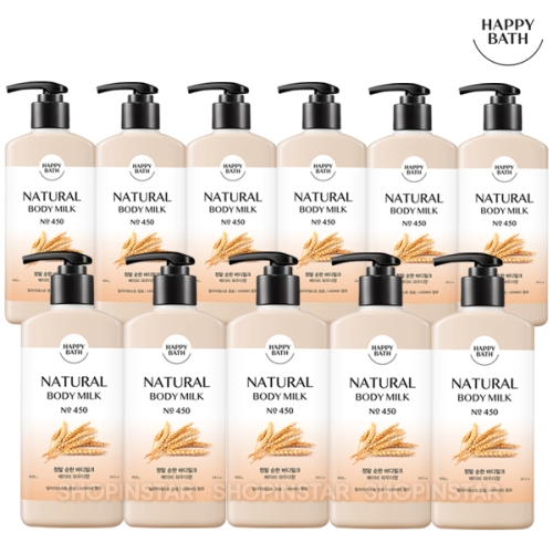 아모레퍼시픽 해피바스 정말 순한 바디밀크 400ml (11개)