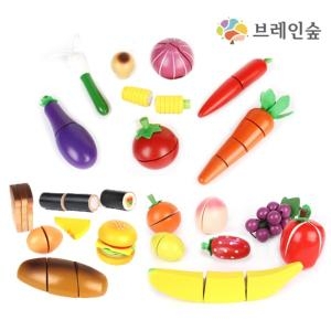 우드피아 우드피아  역할 소꿉놀이 원목 식품세트