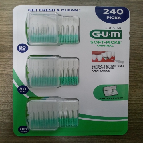 GUM 소프트픽 오리지널 80개 (3개)