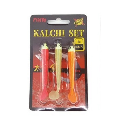 파미 (F-ami) 갈치 지그헤드 웜 세트 (12g)_이미지