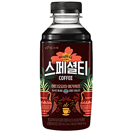 빙그레 아카페라 스페셜티 에티오피아 예가체프 460ml (1개)