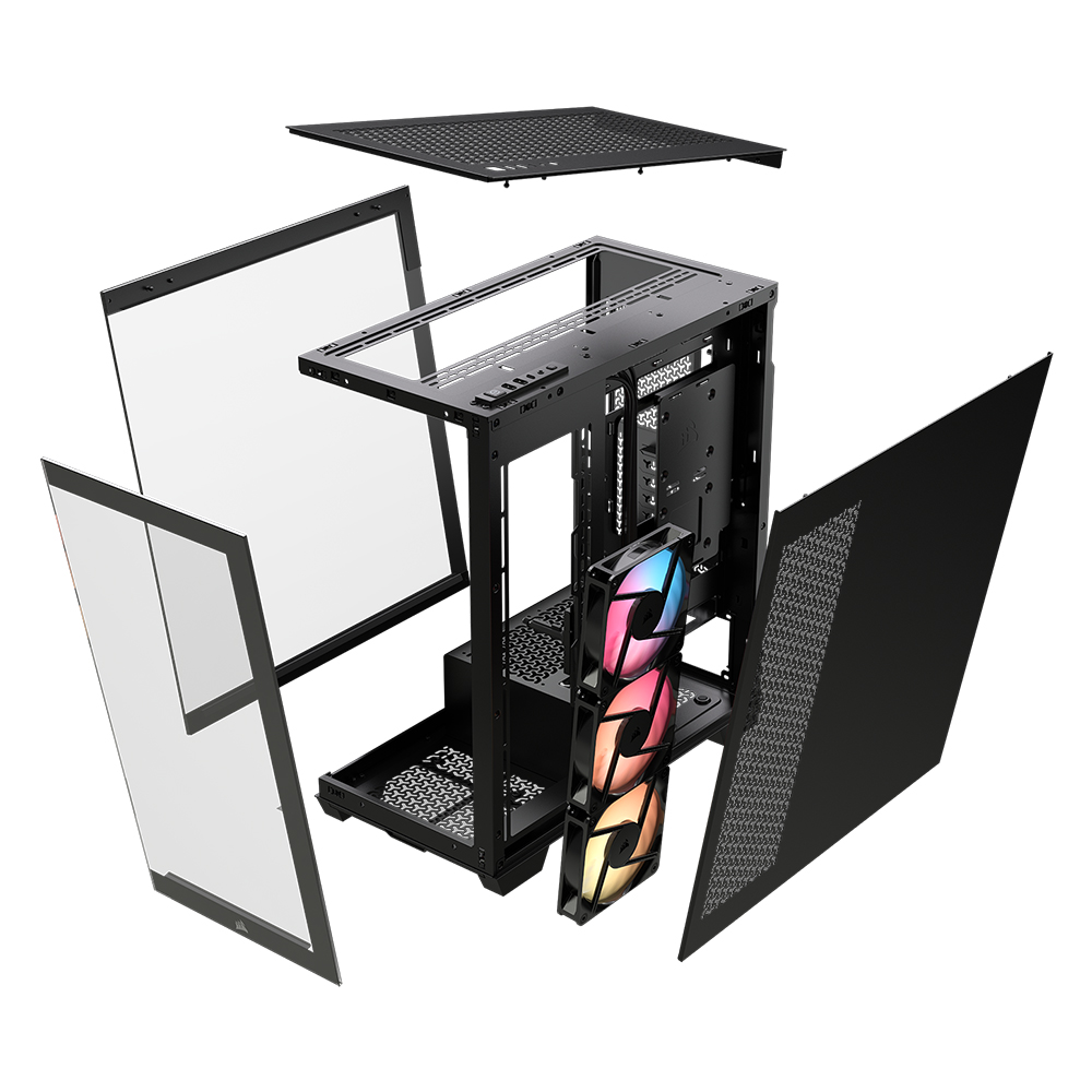 CORSAIR 3500X RS-R ARGB 강화유리 (블랙)_이미지