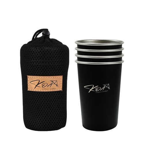 코아 브릭 캠핑컵 350ml 4P_이미지