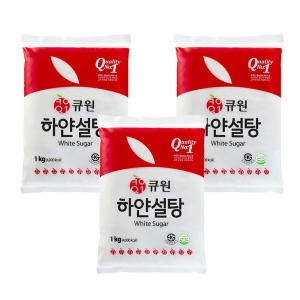 큐원 하얀설탕 1kg (3개)_이미지