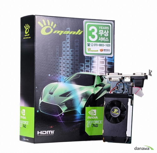 MANLI 지포스 GT740 Mini Cool D3 2GB LP_이미지