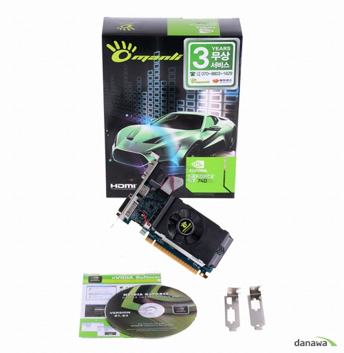 MANLI ������ GT740 Mini Cool D3 2GB LP