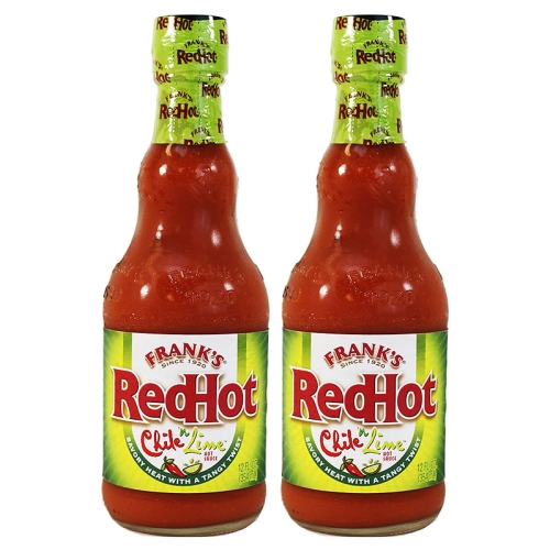 [�Ҹ�] Franks RedHot Chile n Lime Hot Sauce ����ũ ������ ĥ�� ���� �� �ҽ� 2��