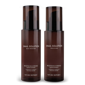 네이처 스네일 솔루션 스킨부스터+에멀전 기초 2종