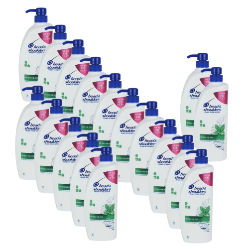 헤드앤숄더 쿨 멘솔 샴푸 850ml (17개)_이미지