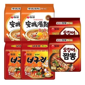 오징어짬뽕10개+너구리10개+안성탕면10개 총30개