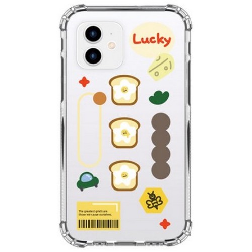 갤럭시S22 플러스 에그토스트 해피밀 투명 방탄 클리어 젤리 케이스