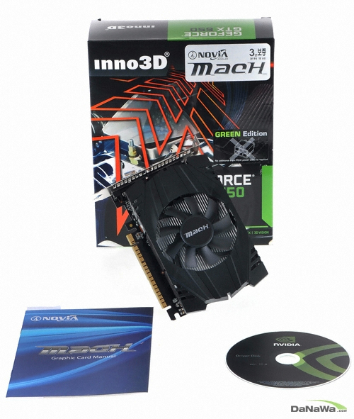 INNO3D Mach ������ GTX650 ���� GREEN Edition D5 1GB
