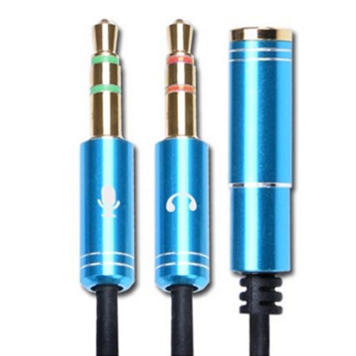 APC-A07 3.5mm 스테레오 3극 to 4극 이어셋 PC 변환 어댑터 케이블