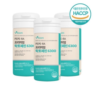 비카인 PEPE-RA 프리미엄 락토페린 6300 500mg 60정 (3개)