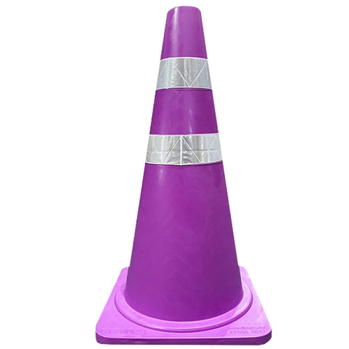 동광세이프티 보라색 칼라콘 (3개)_이미지