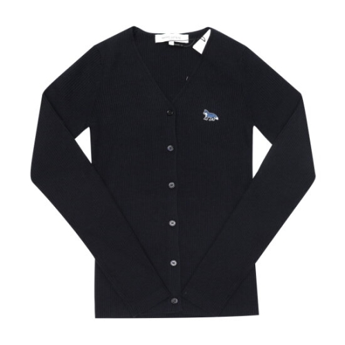 메종키츠네 OW00501KT1091 P480 폭스 패치 여성가디건_이미지