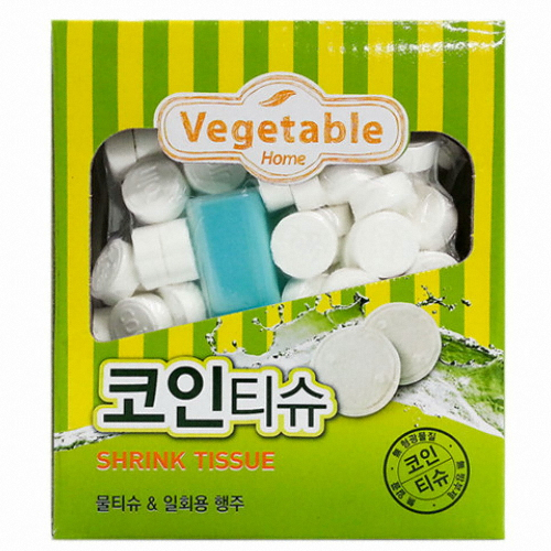 베지터블 코인티슈 리필형 300개 (1팩)_이미지