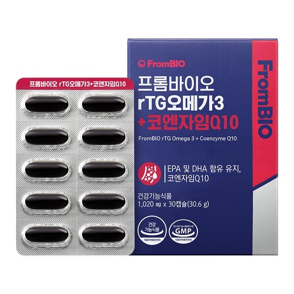 프롬바이오 rTG오메가3+코엔자임Q10 30캡슐