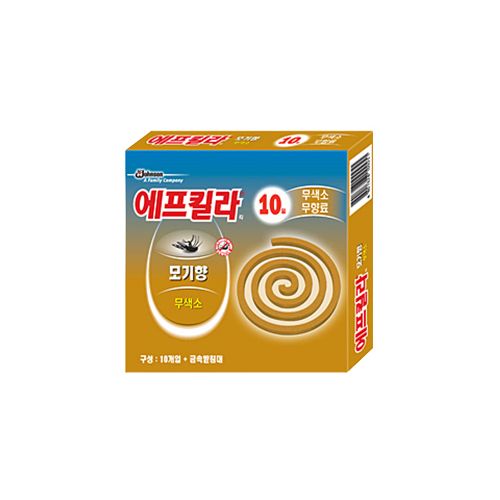 한국존슨 에프킬라 모기향 내추럴 10개입 (3개)