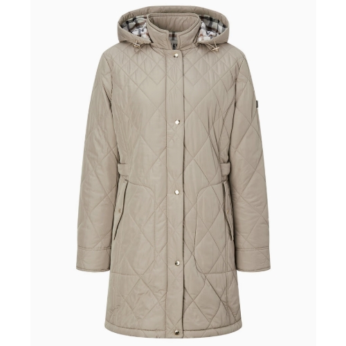 닥스골프 퀼팅 탈착 후드 7부 패딩 점퍼 WNJU4D701I2_이미지