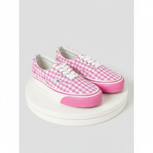 꼼데가르송 COMME DES GARCONS GIRL Women CDG X VANS Era Gingham Check Sneakers P.._이미지