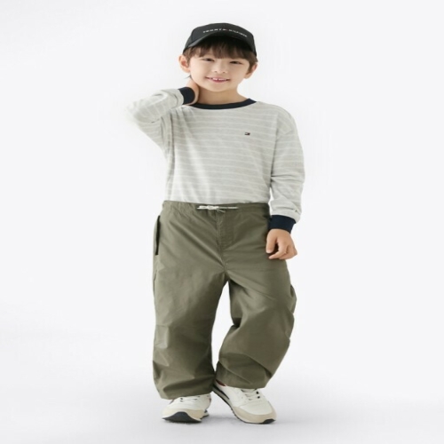 타미힐피거 키즈 T42F6PPS410BT1 파라슈트 팬츠