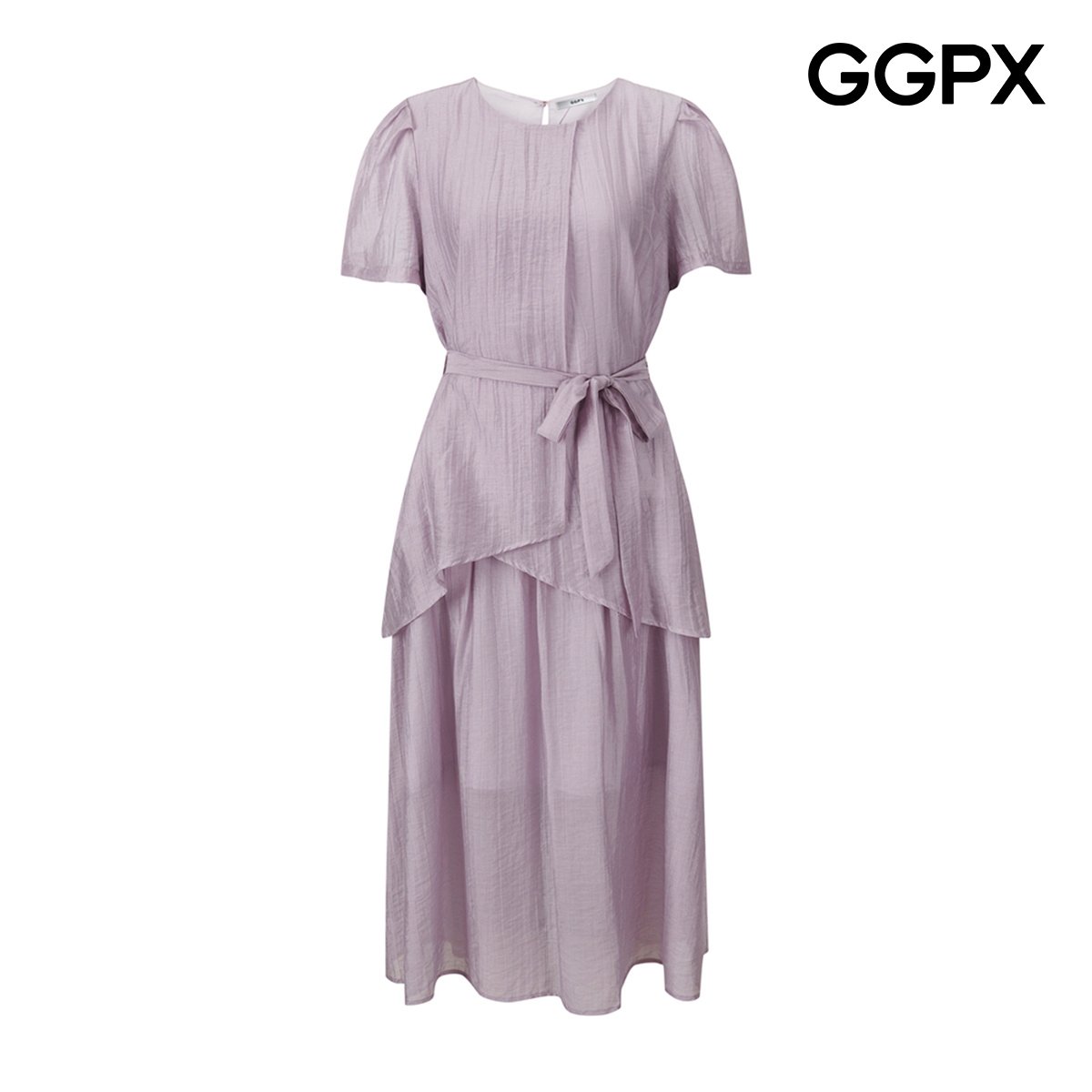 GGPX 날개 스트랩 쉬폰 원피스 GQ6OP046F_이미지